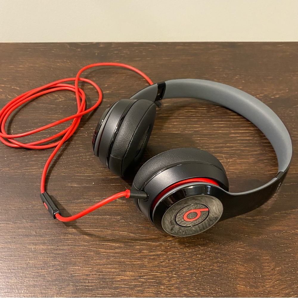 Beats Solo 2 Wired Headphones & Case